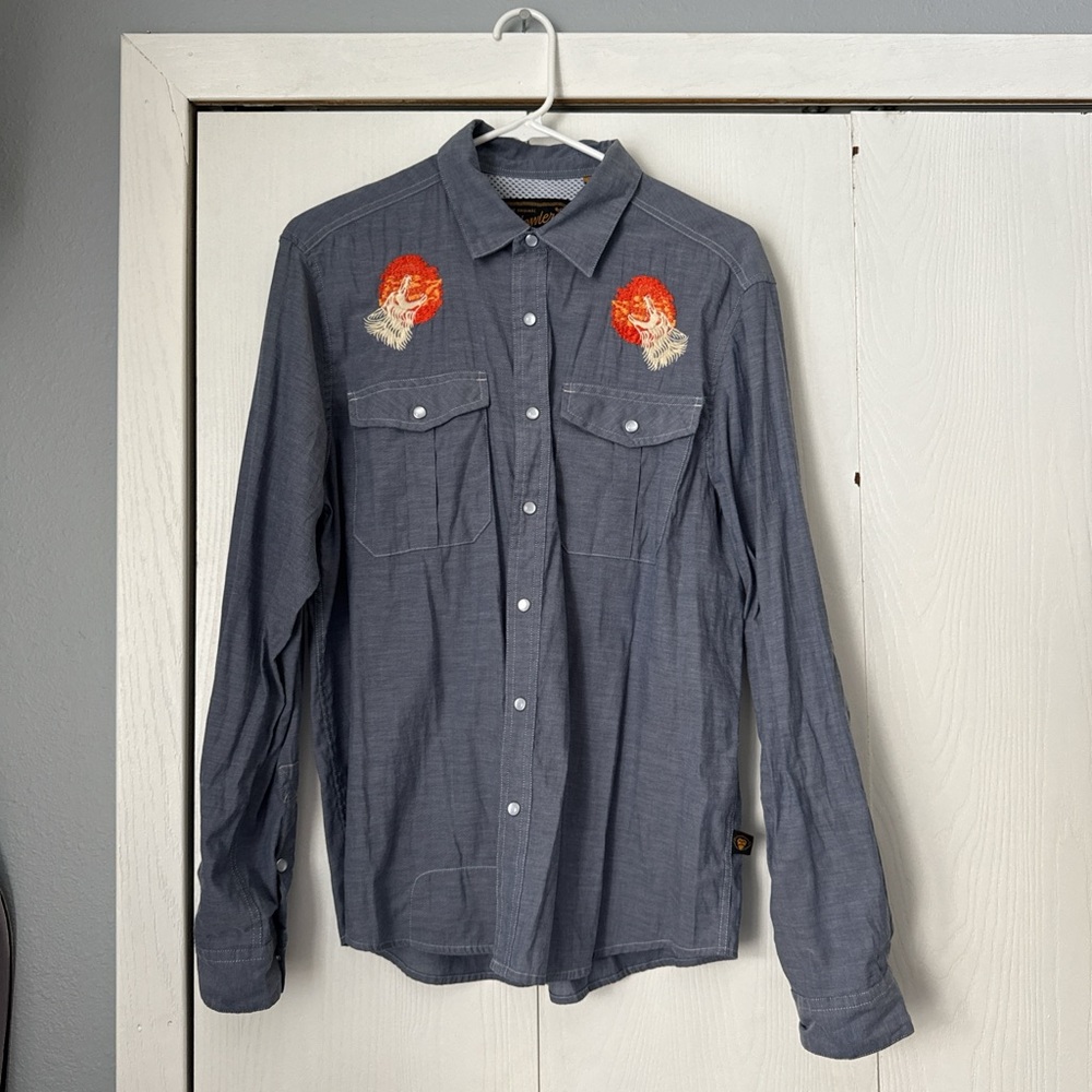 Howler Brothers gaucho pearl snap shirt